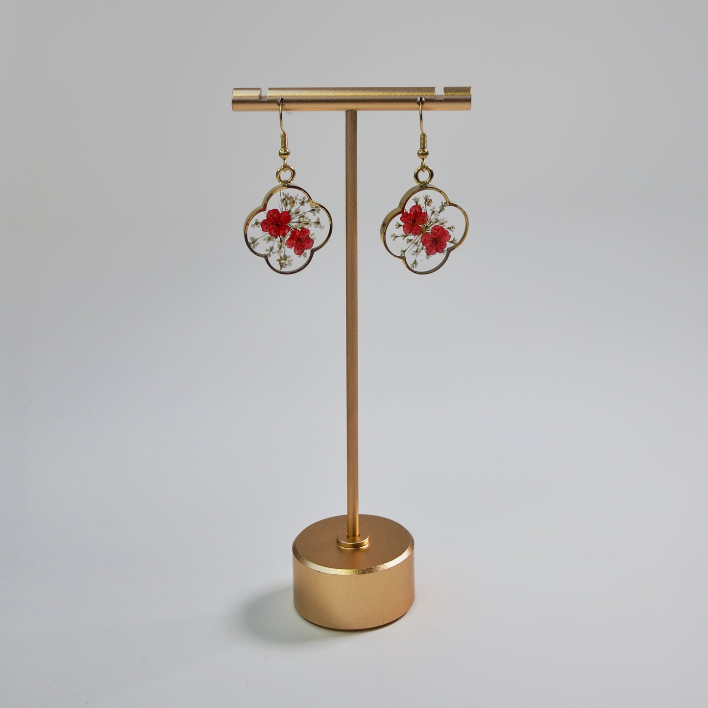 ORB Dahlia Earrings Red