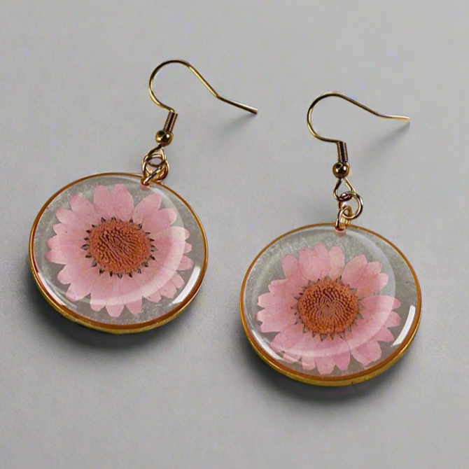 ORB Funky Earrings Pink