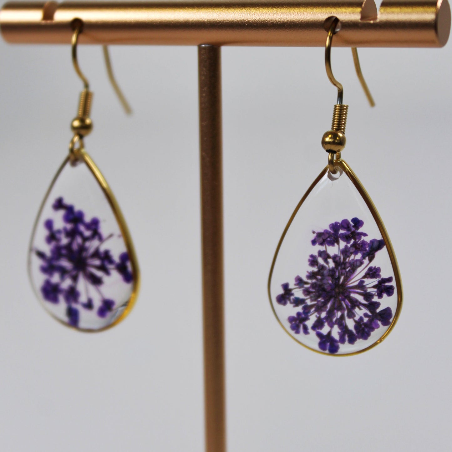 ORB Cleo Earrings Purple