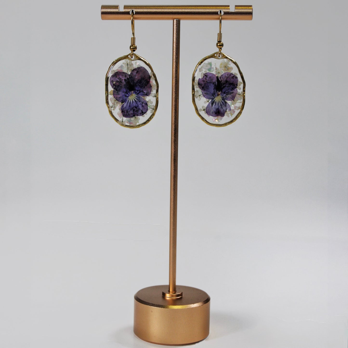 ORB Diana Earrings Purple