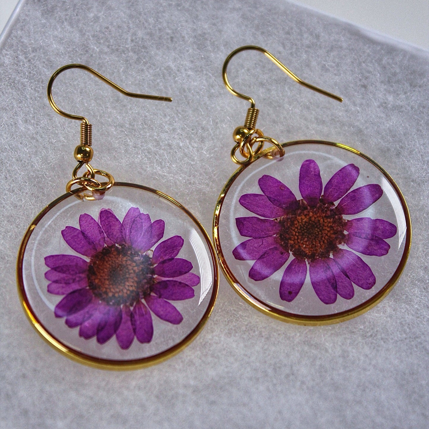 ORB Funky Earrings Purple