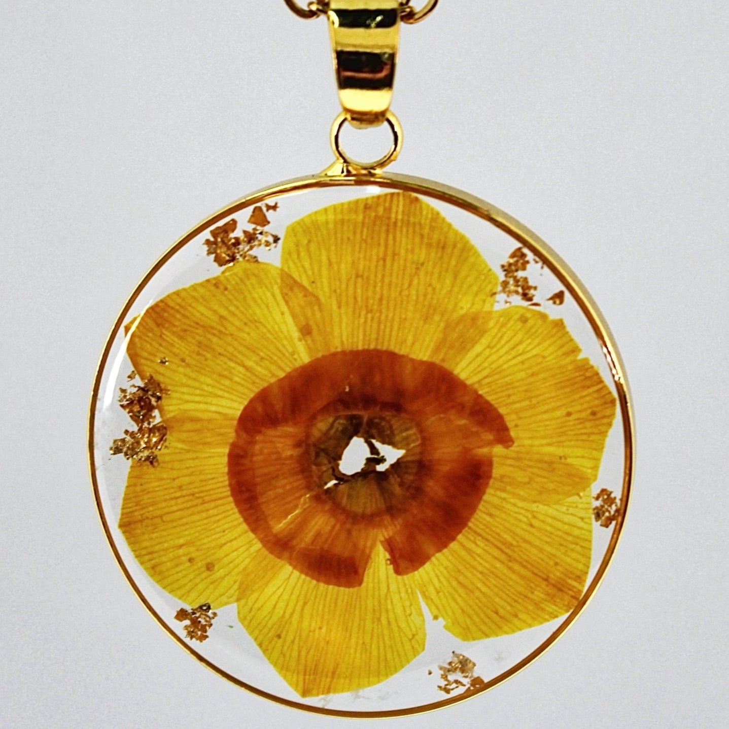 ORB Funky Yellow/Orange/Gold  Necklace