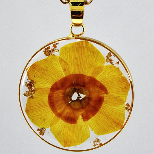 ORB Funky Yellow/Orange/Gold  Necklace